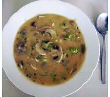 Грибной суп карри