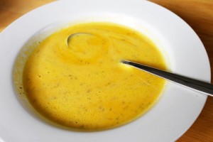 тыквенный суп с тимьяном